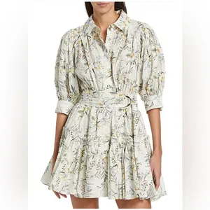 En Saison Cream Floral Mini Dress thumbnail 2