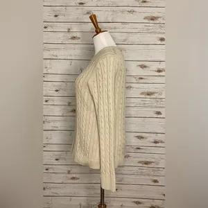 L.L. Bean 100% cotton cable thumbnail 4
