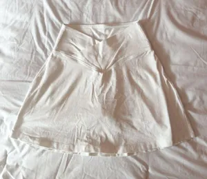 PINK Victoria’s Secret White Crossover Waist Skirt Size XS thumbnail 1