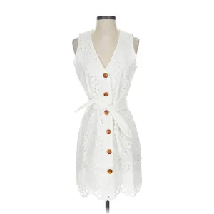 Andie The Navarino Dress in Eyelet White XL NWT thumbnail 4