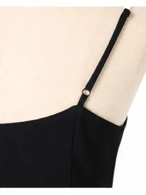 Zara Collection Women’s Small Black Asymmetrical Midi Slip Dress thumbnail 5
