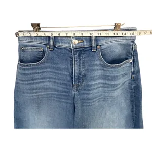 Spanx Wide Leg Denim Jeans Womens‎ 29 Light Wash Blue High Waist Modern Classic thumbnail 7