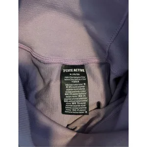 PINK Active Victoria’s Secret Purple Ribbed‎ Leggings Size Medium thumbnail 4