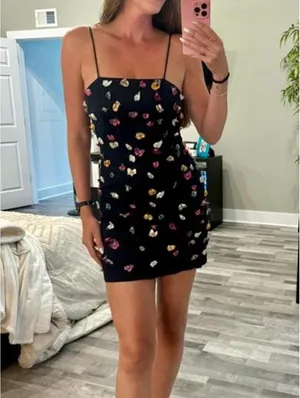 Maeve by Anthropologie 3-D Mini Dress thumbnail 4