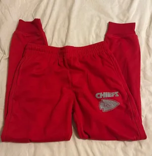 NFL Team Apparel KC chiefs joggers thumbnail 1