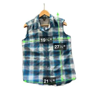 Eddie Bauer Flannel Button Down Large thumbnail 4