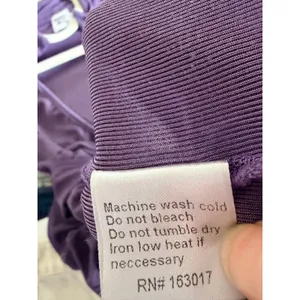 Princess Polly‎ Purple Long Sleeve Ruched Ring Detail Mini Dress Size 2 thumbnail 6