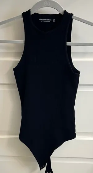 Abercrombie & Fitch black bodysuit thumbnail 1