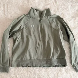 Women’s Under Armour Olive Quarter-Zip Sweatshirt - Size XL thumbnail 1