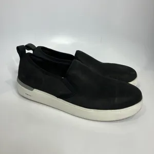 Rockport works black leather loafers slip on‎ shoes women's size 8W casual thumbnail 2