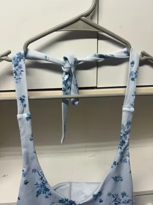 Hollister Floral Top Tank Halter thumbnail 6