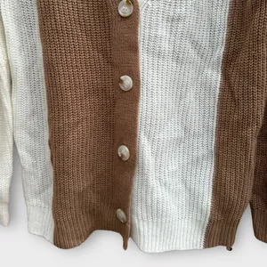 Aster Mix Match Knit Cardigan Tan Size M thumbnail 2
