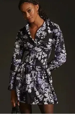 ANTHROPOLOGIE Corset Shirtdress‎ thumbnail 1