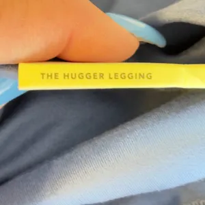 488 | NWT OFFLINE by Aerie The Hugger High‎ Rise Leggings Blue Womens Large thumbnail 7