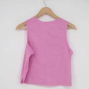 All In Motion Womens Pink Heathered Cropped Muscle Tank Top Small Activewear thumbnail 3