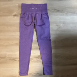 NVGTN Seamless Leggings Women‎ S Purple High Waisted Contour Gym Yoga Pants thumbnail 6