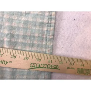 American Eagle‎ Mini Dress Womens M Green NWT Mixed Gingham Plaid Linen Blend thumbnail 8