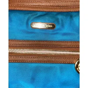 Michael Kors Kempton blue nylon tote thumbnail 4