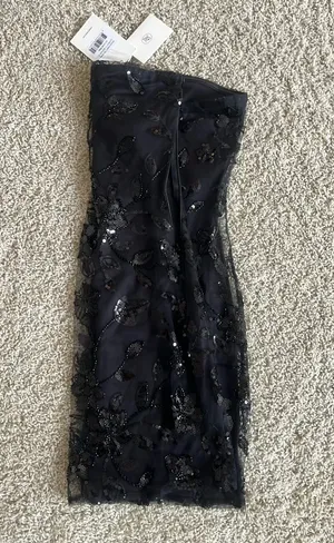 Peppermayo Exclusive - Moorey Beaded Mini Dress - Black thumbnail 3