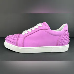Christian Louboutin Vieira 2 Orlato Flat Bubble Gum Pink Women Sneakers EU 42 thumbnail 5