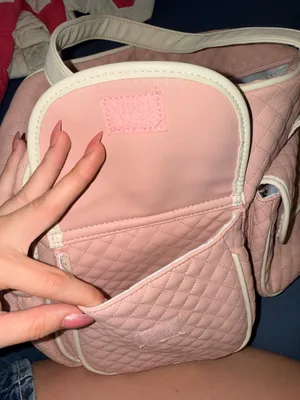 Vintage Pink quilted baby Jolie Paris duffel dipper bag thumbnail 4