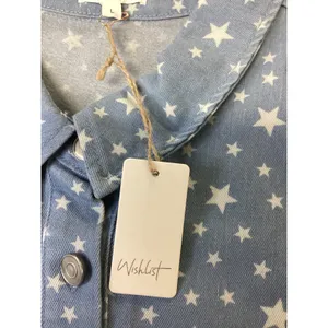 Wishlist Star Print Button‎ Front Romper Light Blue Denim Large WL24-9852 NEW….. thumbnail 3