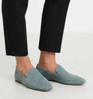 VINCE CAMUTO Women's Davanda Embellished Loafer Flat size 8.5 thumbnail 1