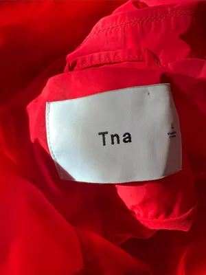 Aritzia TNA Red Windbreaker Large thumbnail 4