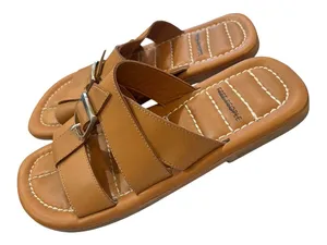 Free People Sloan Buckle Sandals Cinnamon Clay Leather Size 8 Sold Out thumbnail 5