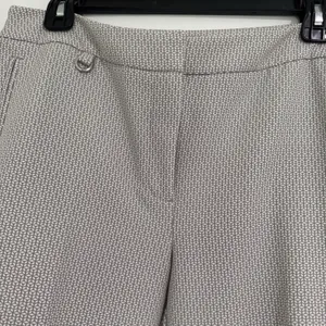 Adrianna Papell Taupe‎ Geo 1 Printed Kate Fit Dress Pants Size 10 thumbnail 5