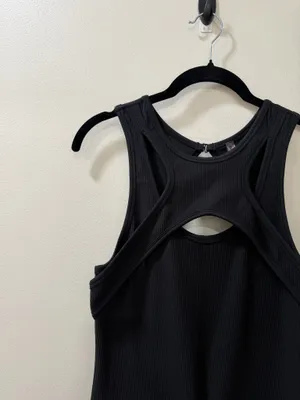 NWT Free People Movement Break It Down Onesie in Black thumbnail 4