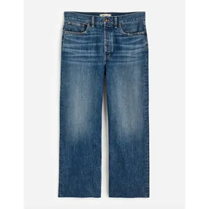 Madewell Petite Low Slung Baggy Crop Jean Croswell Wash Blue Relaxed US 30 P NWT thumbnail 6