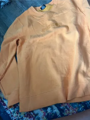 Stüssy small orange sweatshirt thumbnail 4