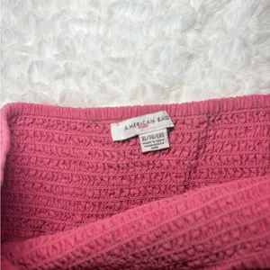 American Eagle Outfitters Pink Eyelet Mini Skirt thumbnail 2