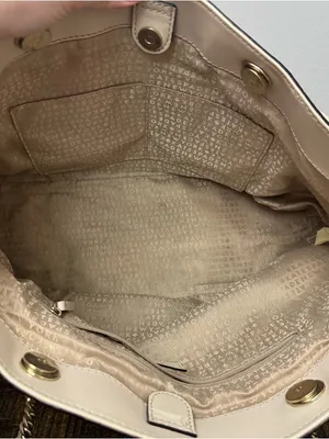 Kate Spade New York Embossed Ostrich Leather Tote Bag Purse thumbnail 7