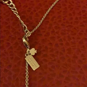 Kate Spade Silver Hole Punch Out Long Necklace thumbnail 5