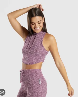 Gymshark Slounge Crop Top thumbnail 1