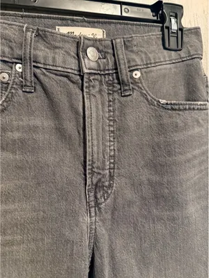 Madewell Women’s 25P $128 Perfect Vintage High Rise Ankle Jeans Gray thumbnail 13