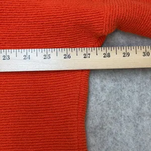 Free People Sweater Womens XL Ottoman Slouchy Tunic Orange Boho Workwear Cozy thumbnail 6