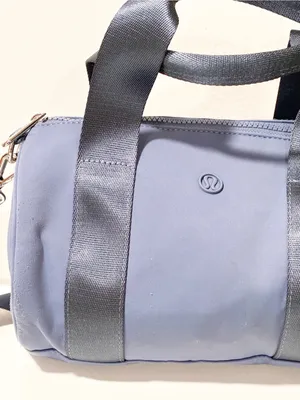 Lululemon Knit Nylon Mini Barrel Duffle Oasis Blue thumbnail 2