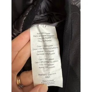 Luxe Essentials Denim‎ (LED) black puffer vest size L thumbnail 4