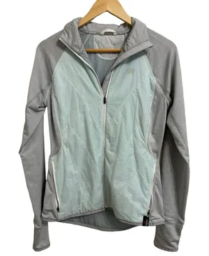 New Balance women's aqua‎ windbreaker jacket Small thumbnail 1