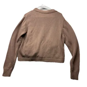 Tentree Cardigan Sweater Brown Organic Cotton Women XL Minimalist Gorpcore Boho thumbnail 7