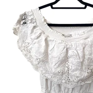 ABERCROMBIE & FITCH‎ Crochet Sleeveless Romper Sz XS thumbnail 3