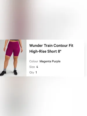 Lululemon Wunder Train Biker Shorts thumbnail 5
