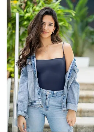 Amazon NWT • Spaghetti Strap Bodysuit thumbnail 2