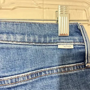 MOTHER The Tripper Ankle Fray Jeans in Nature Touch Base Blue Size 25 thumbnail 9