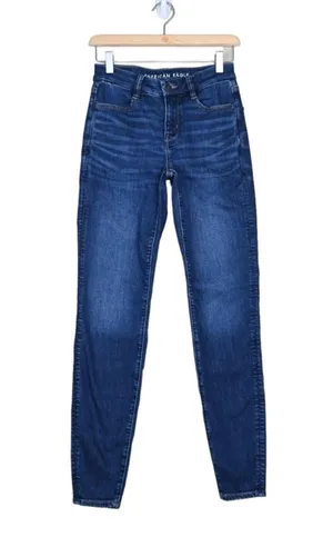 American Eagle Womens 2 Long Next Level Stretch Curvy High Rise Jegging thumbnail 1