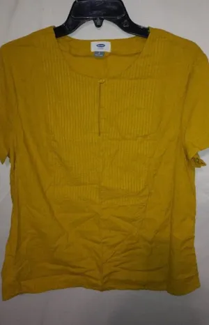 Old Navy L Gold Cotton Top thumbnail 1