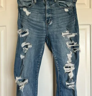 American Eagle Distressed Jeggings thumbnail 2